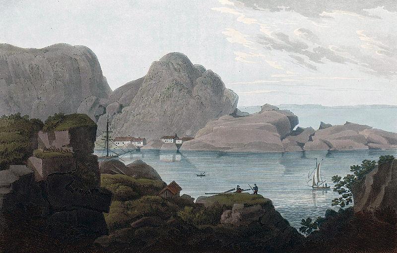 John William Edy Islands of Heliesund and HellisOe oil painting picture